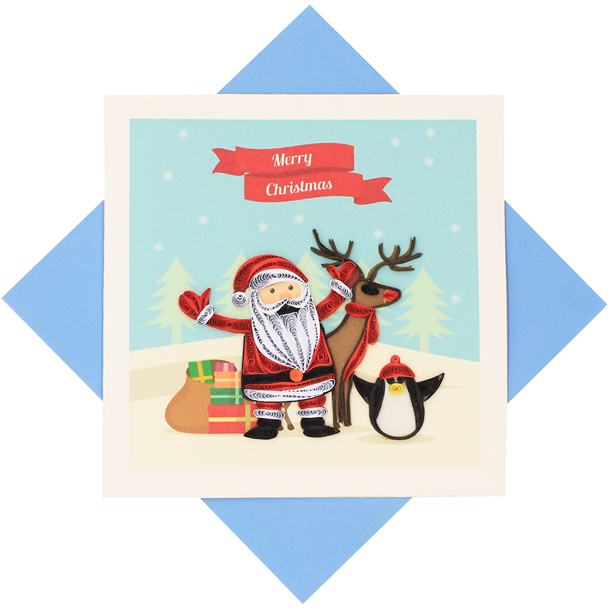 Quilling Christmas Card 02